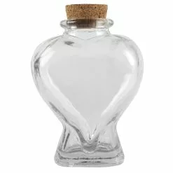 Buy ⭐ Ashland™ Glass Bottle, Heart-shaped 😍