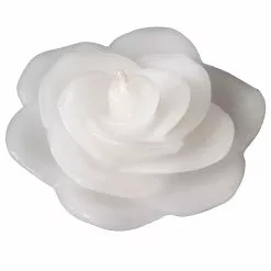 Budget ⌛ Ashland® Floating Rose Candle, Gardenia 🌟