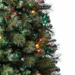 Coupon 💯 7ft. Pre-Lit Willow Pine Artificial Christmas Tree, Multicolor Lights by Ashland® ✔️ -Ashland Online Store 10151890 10