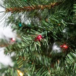 Coupon 💯 7ft. Pre-Lit Willow Pine Artificial Christmas Tree, Multicolor Lights by Ashland® ✔️ -Ashland Online Store 10151890 11