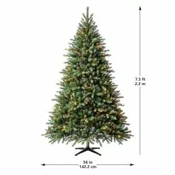 Discount 🎁 7.5ft. Pre-Lit Hartford Pine Artificial Christmas Tree, Multicolor Lights by Ashland® ✨ -Ashland Online Store 10151893 14
