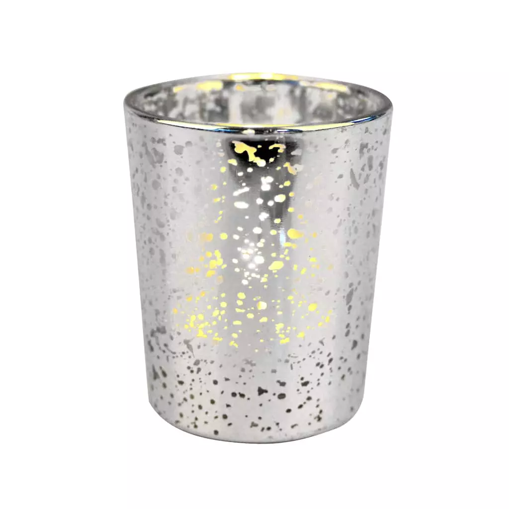 Flash Sale ⌛ 12 Packs: 6 ct. (72 total) 2.5" Silver Mercury Glass Votive Holders by Ashland® Élégance™ ⌛ 5 Flash Sale ⌛ 12 Packs: 6 ct. (72 total) 2.5" Silver Mercury Glass Votive Holders by Ashland® Élégance™ ⌛ - Image 3