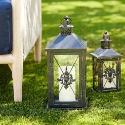 Cheapest ⭐ 17" Damask Metal Lantern by Ashland® 🎁 -Ashland Online Store 10287917 20