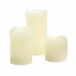 Discount ⭐ Flameless Real Wax LED Pillar Candle Set by Ashland® 🔔