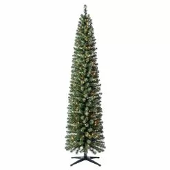 Coupon ๐ 7ft. Pre-Lit Artificial Christmas Tree, Clear Lights by Ashland® ๐ฅ