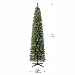 Coupon 👍 7ft. Pre-Lit Artificial Christmas Tree, Clear Lights by Ashland® 🔥 -Ashland Online Store 10293311 14