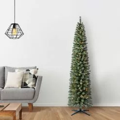 Coupon 👍 7ft. Pre-Lit Artificial Christmas Tree, Clear Lights by Ashland® 🔥 -Ashland Online Store 10293311 16