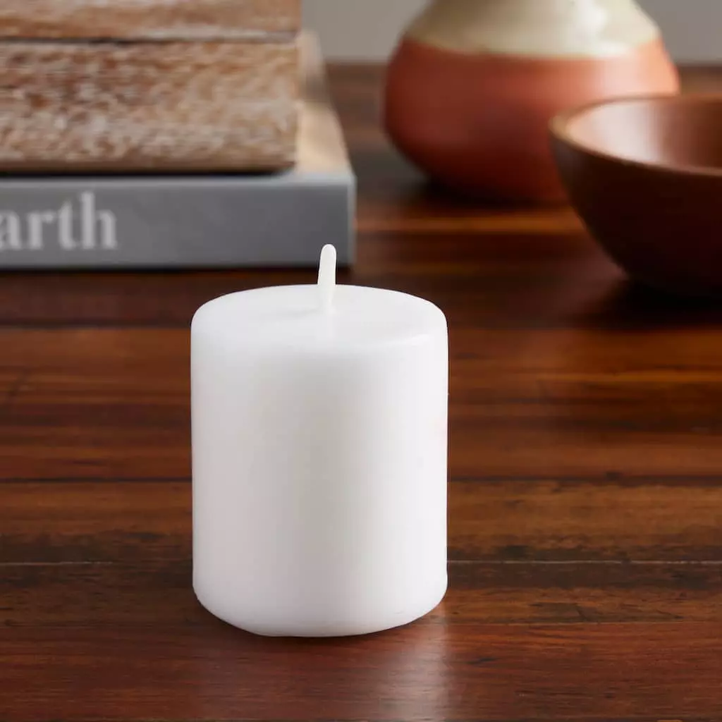 Best Pirce ⭐ Ashland® Mini Pillar Candle, Fresh Linen ❤️ 4 Best Pirce ⭐ Ashland® Mini Pillar Candle, Fresh Linen ❤️ - Image 2