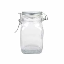 Best Sale ⌛ Square Glass Jar with Latch by Ashland® 💯