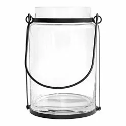 Best Pirce ⭐ 9" Glass Lantern Candle Holder by Ashland® ✔️
