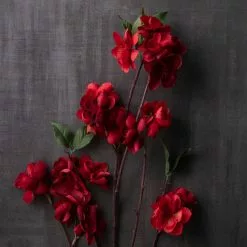 Flash Sale 🎉 Red Apple Blossom Branch Stem by Ashland® 😉 -Ashland Online Store 10400684 22