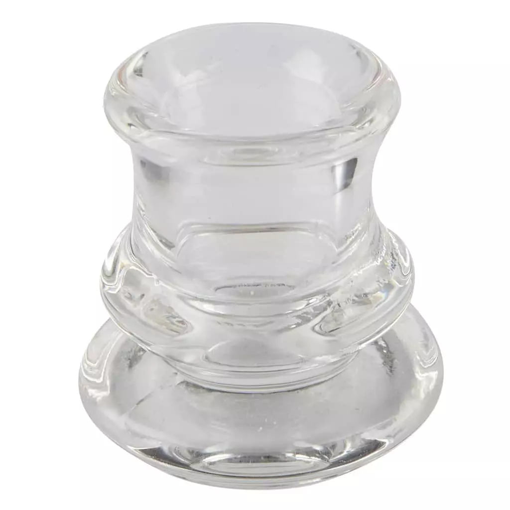 Hot Sale ๐ Ashland® Chunky Glass Taper Candle Holder โญ 3 Hot Sale ๐ Ashland® Chunky Glass Taper Candle Holder โญ