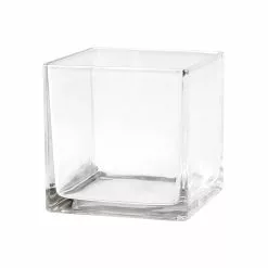 Brand new 🛒 6" Square Glass Vase by Ashland® 🌟