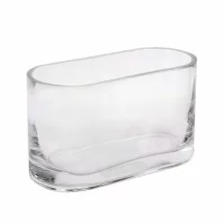 Coupon 😉 6.9" Oval Glass Vase by Ashland® ✔️