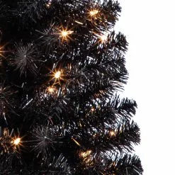 Cheap โ๏ธ 6ft. Pre-Lit Artificial Black Pencil ๐ Christmas Tree, Clear Lights by Ashland® โค๏ธ 12 Cheap โ๏ธ 6ft. Pre-Lit Artificial Black Pencil ๐ Christmas Tree, Clear Lights by Ashland® โค๏ธ -Ashland Online Store 10444272 10