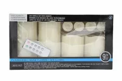 Cheapest 😉 Basic Elements™ Ivory LED Candle Set with Remote By Ashland® 😍