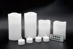 Cheap 🧨 4 Pack: Basic Elements™ White LED Candle Set with Remote by Ashland® 🥰 -Ashland Online Store 10466357 2 1