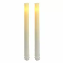Best reviews of ⌛ 8 Packs: 2 ct. (16 total) 9" White LED Taper Candles with Timer by Ashland® ✨ -Ashland Online Store 10466491 1