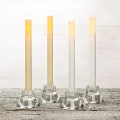 Best Pirce ❤️ White LED Taper Candles with Timer By Ashland® 💯 -Ashland Online Store 10466491 3