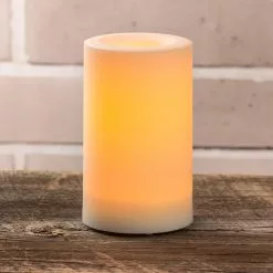 New ⌛ White 4" x 8" LED Outdoor Pillar Candle By Ashland® 💯 -Ashland Online Store 10466497 3