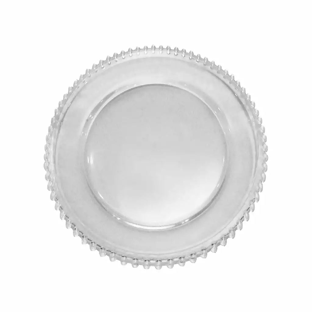 Deals ๐ Bead-Rimmed Glass Charger By Ashland® โญ 3 Deals ๐ Bead-Rimmed Glass Charger By Ashland® โญ