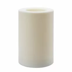 New 👏 White 6" x 9" LED Outdoor Pillar Candle By Ashland® 😉