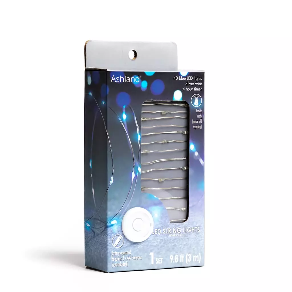 Hot Sale โญ 12 Pack: 40ct. Blue Silver Wire LED String Lights by Ashland® ๐ 7 Hot Sale โญ 12 Pack: 40ct. Blue Silver Wire LED String Lights by Ashland® ๐ - Image 5