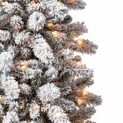 Best Pirce 💯 7.5ft. Pre-Lit Vermont Pine Flocked Artificial Christmas Tree, Clear Lights by Ashland® 🥰 12 Best Pirce 💯 7.5ft. Pre-Lit Vermont Pine Flocked Artificial Christmas Tree, Clear Lights by Ashland® 🥰 -Ashland Online Store 10489203 11