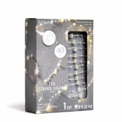 Buy ✔️ 12 Pack: 40ct. Warm White Pearl LED String Lights by Ashland® 🎁 -Ashland Online Store 10501982 6 1