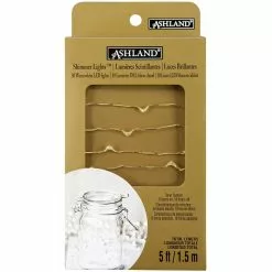 Coupon 👏 Shimmer Lights™ Gold LED String Lights By Ashland® 👍 -Ashland Online Store 10513604 4