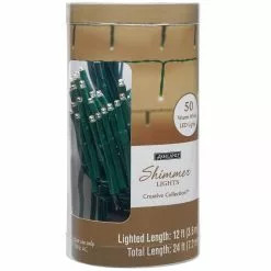 Buy ⌛ 12 Pack: Creative Collection™ 50ct. Warm White Shimmer Lights LED Garland by Ashland™ 🔥