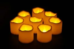 New ⌛ 6 Packs: 8 ct. (48 total) Basic Elements™ White LED Votives by Ashland® ✨ -Ashland Online Store 10519785 2 1