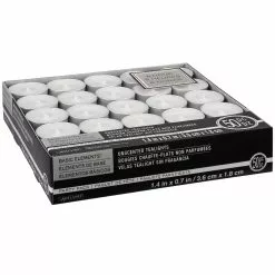 Flash Sale ⌛ Basic Elements™ White 6-Hour Unscented Tealights By Ashland® 😍