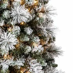 Promo 😍 7ft. Pre-Lit Artificial Slim Christmas Tree, Clear Lights by Ashland® 🔔 -Ashland Online Store 10521247 11