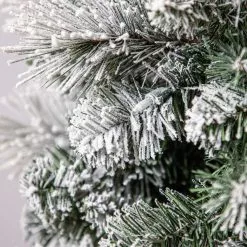 Promo 😍 7ft. Pre-Lit Artificial Slim Christmas Tree, Clear Lights by Ashland® 🔔 -Ashland Online Store 10521247 13