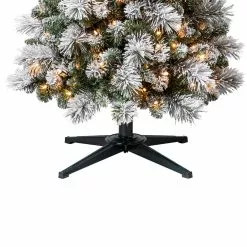 Promo 😍 7ft. Pre-Lit Artificial Slim Christmas Tree, Clear Lights by Ashland® 🔔 -Ashland Online Store 10521247 15