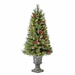 Discount ❤️ 4ft. Pre-Lit Verona Artificial Christmas Tree, Clear Lights by Ashland® 😉