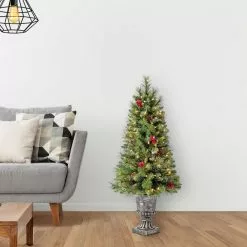 Discount ❤️ 4ft. Pre-Lit Verona Artificial Christmas Tree, Clear Lights by Ashland® 😉 -Ashland Online Store 10523322 15