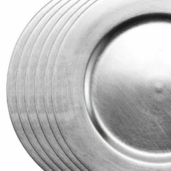 Buy 🤩 Silver Charger Set By Ashland® 6ct. 🎉 -Ashland Online Store 10524078 4