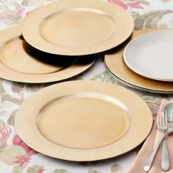 Brand new 🎉 8 Packs: 6 ct. (48 total) 13" Gold Chargers by Ashland® ⭐ -Ashland Online Store 10524079 20 1