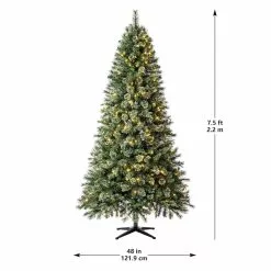 Hot Sale 🌟 7.5ft. Pre-Lit Augusta Pine Artificial ❄ Christmas Tree, Color Changing LED Lights by Ashland® ⭐ -Ashland Online Store 10524538 22
