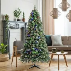 Hot Sale 🌟 7.5ft. Pre-Lit Augusta Pine Artificial ❄ Christmas Tree, Color Changing LED Lights by Ashland® ⭐ -Ashland Online Store 10524538 24