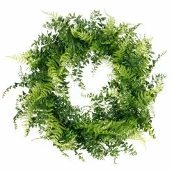 Wholesale 👏 20" Mixed Greenery & Leaves Wreath by Ashland® 🧨