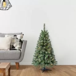 Best Pirce 🥰 4ft. Pre-Lit Riverside Pine Artificial Christmas Tree, Clear Lights by Ashland® ✨ -Ashland Online Store 10555064 16