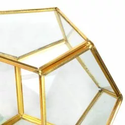 Wholesale 🔔 Gold Octagon Glass Terrarium By Ashland™ 💯 -Ashland Online Store 10555877 1