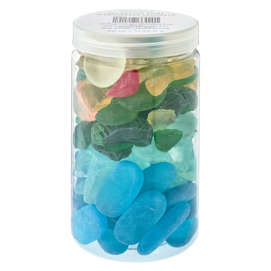 Promo π Mixed Aqua Sea Glass Gems By Ashland® π 5 Promo π Mixed Aqua Sea Glass Gems By Ashland® π - Image 3