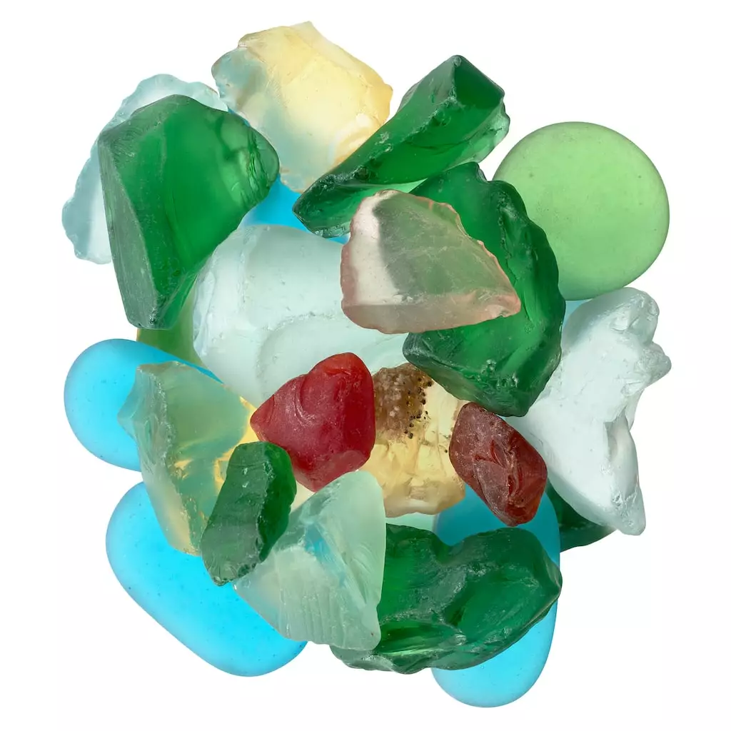 Promo π Mixed Aqua Sea Glass Gems By Ashland® π 3 Promo π Mixed Aqua Sea Glass Gems By Ashland® π