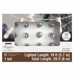 Flash Sale 🎉 20ct. Creative Collection™ Shimmer Lights Vintage Edison String Lights by Ashland™ ✨ -Ashland Online Store 10561983 1