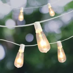 Brand new 🎁 10ct. Edison String Lights with White Cord by Ashland™ ✔️ -Ashland Online Store 10561985