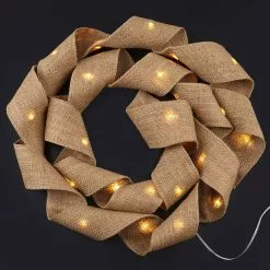 Flash Sale ⭐ 12 Pack: 30ct. LED Burlap String Lights by Ashland® Creative Collection™ 🧨 -Ashland Online Store 10561998 2 1
